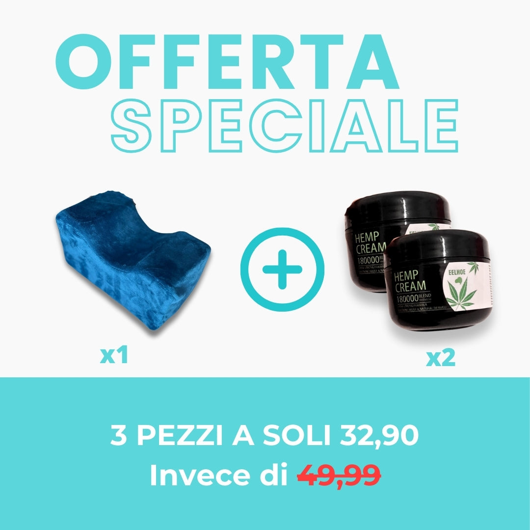 Cuscino Da Notte + Crema Naturale Greenvitalitys