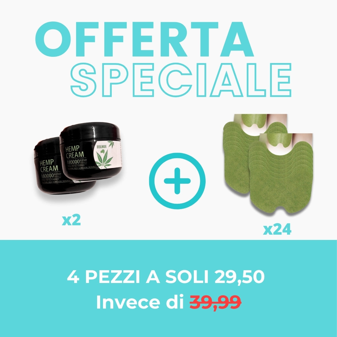 Cerotti Terapeutici + Crema Greenvitalitys