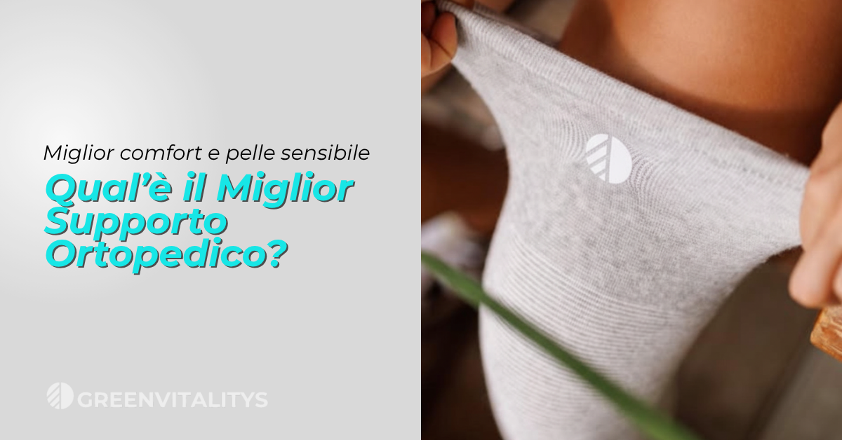 Confronto tra supporto ortopedico in neoprene e supporto in fibra di bambù per comfort e pelle sensibile